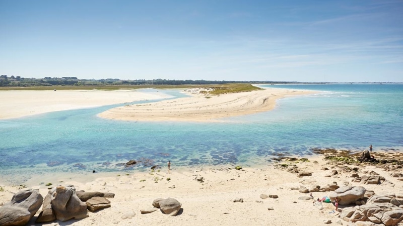 Se laisser griser par la vitesse sur une des plus belles baies de Bretagne à Plouescat