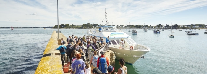 Partir à la découverte du Golfe du Morbihan et de ses îles au départ de Port Navalo à Arzon