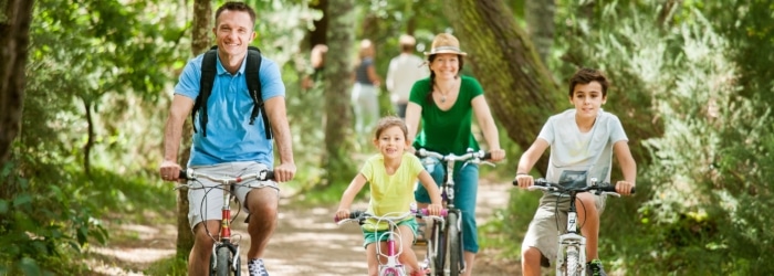 Parcourir la Voie Verte en vélo vers la côte sauvage