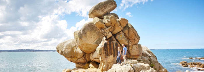 Découvrir les rochers insolites de la Baie de Morlaix