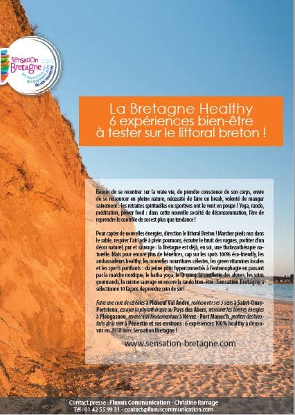 La Bretagne Healthy 6 expériences bien-être à tester sur le littoral breton !