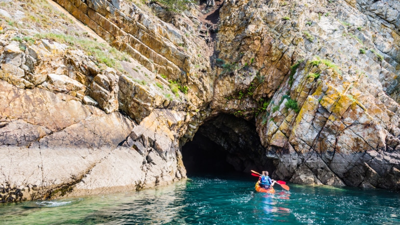 Les grottes marines à Crozon-Morgat
