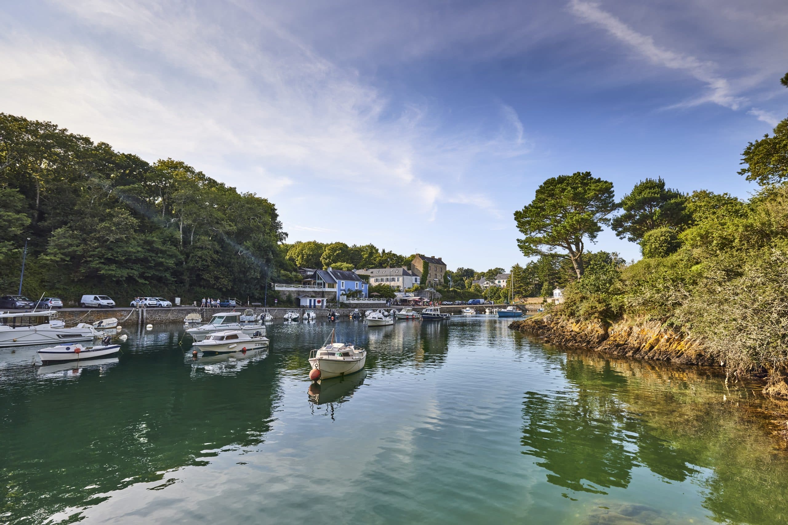 Randonnée entre les rias de Merrien et de Brigneau en Finistère Sud