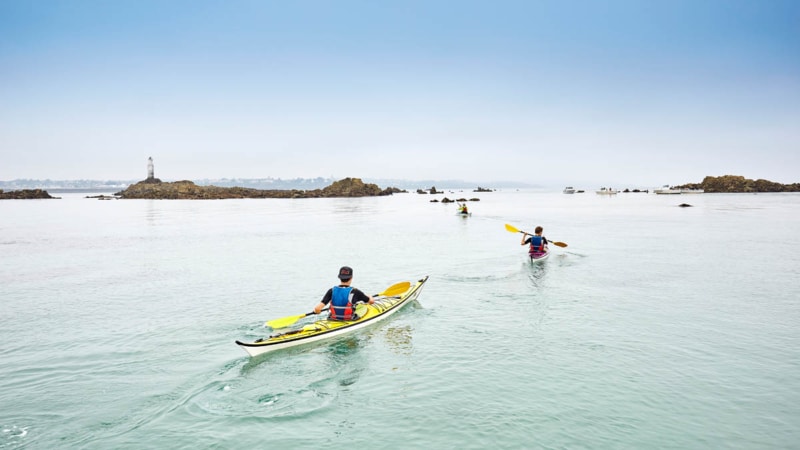 Balade en kayak de mer pour découvrir la côte quinocéenne