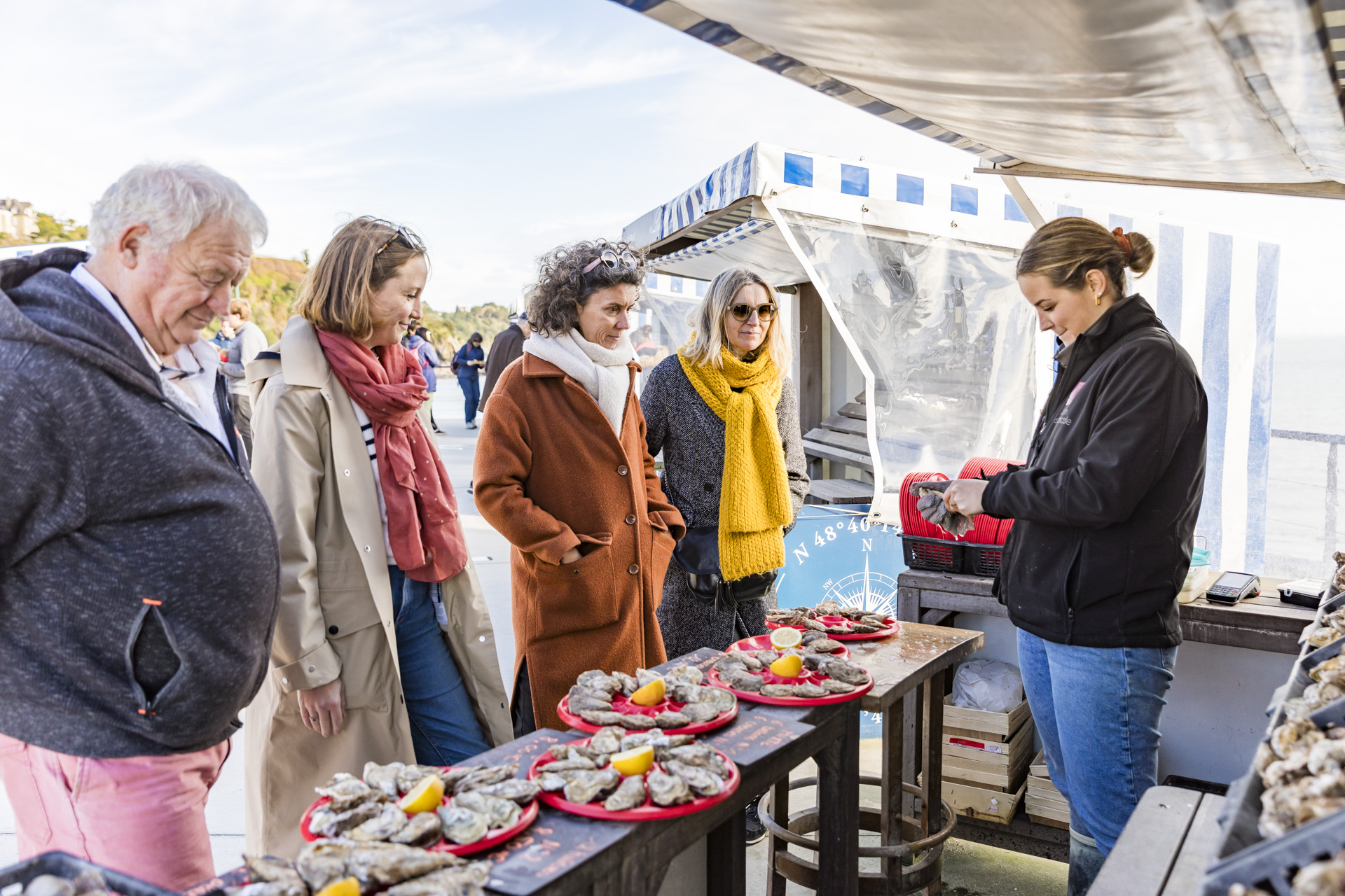 Les jours de marchés à Cancale