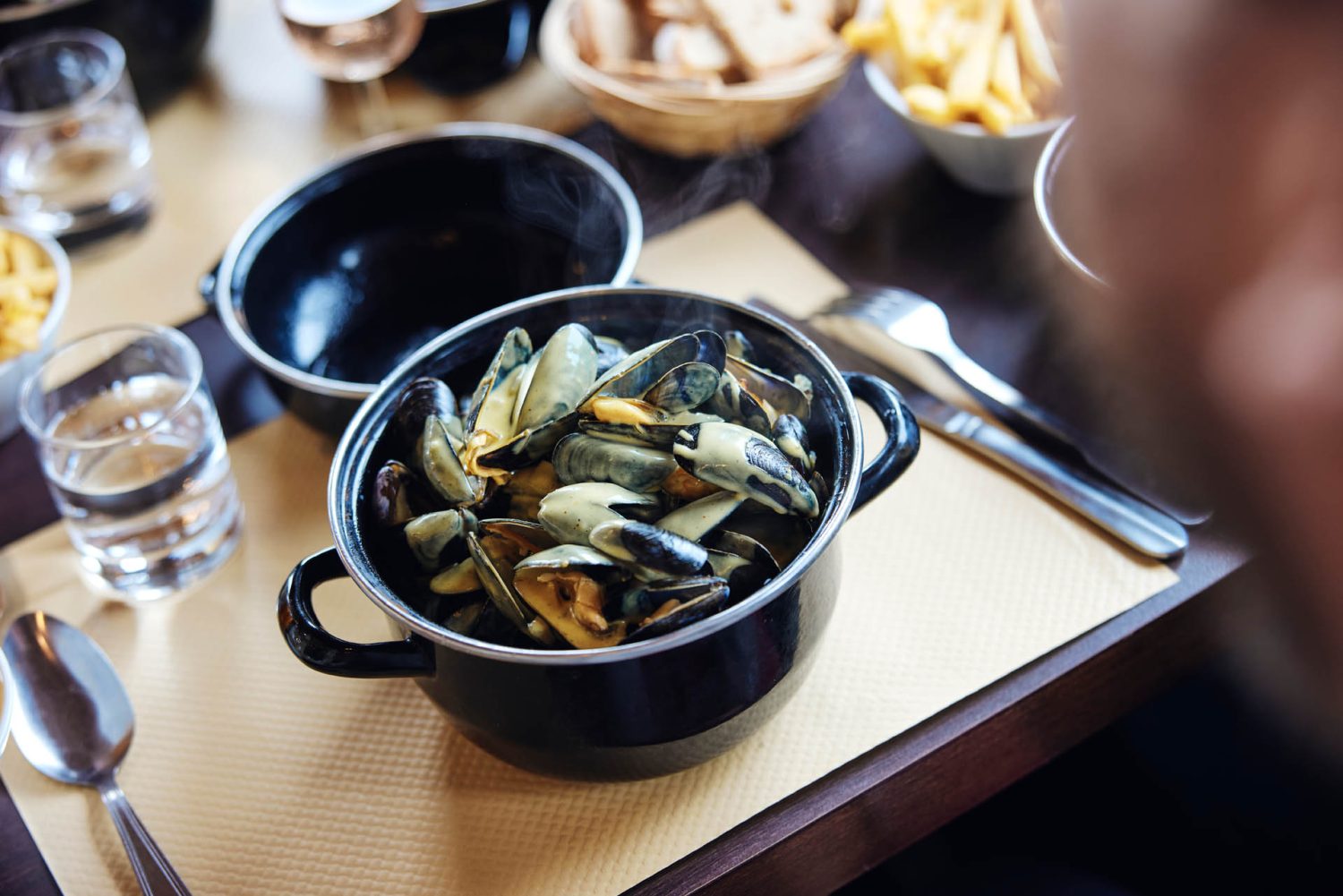 Se régaler des moules de bouchot 
