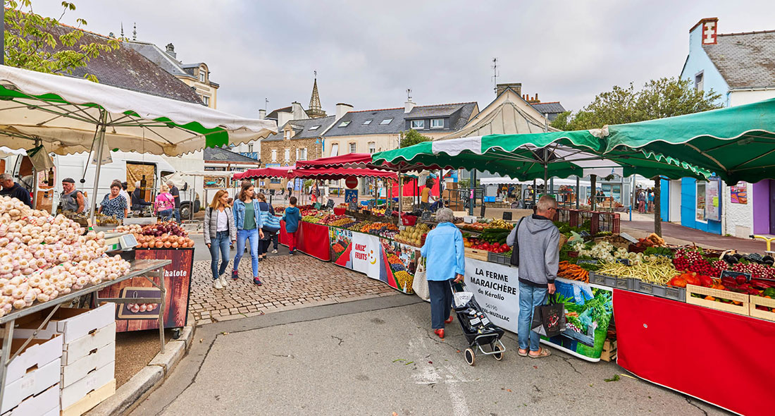 Les jours de marchés à Damgan