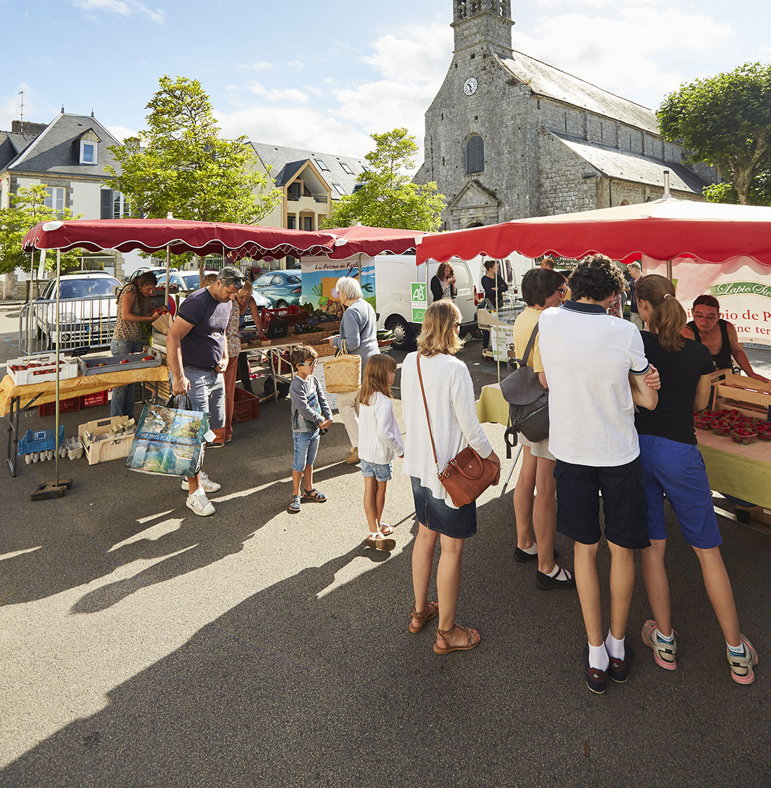 Les jours de marchés à Fouesnant