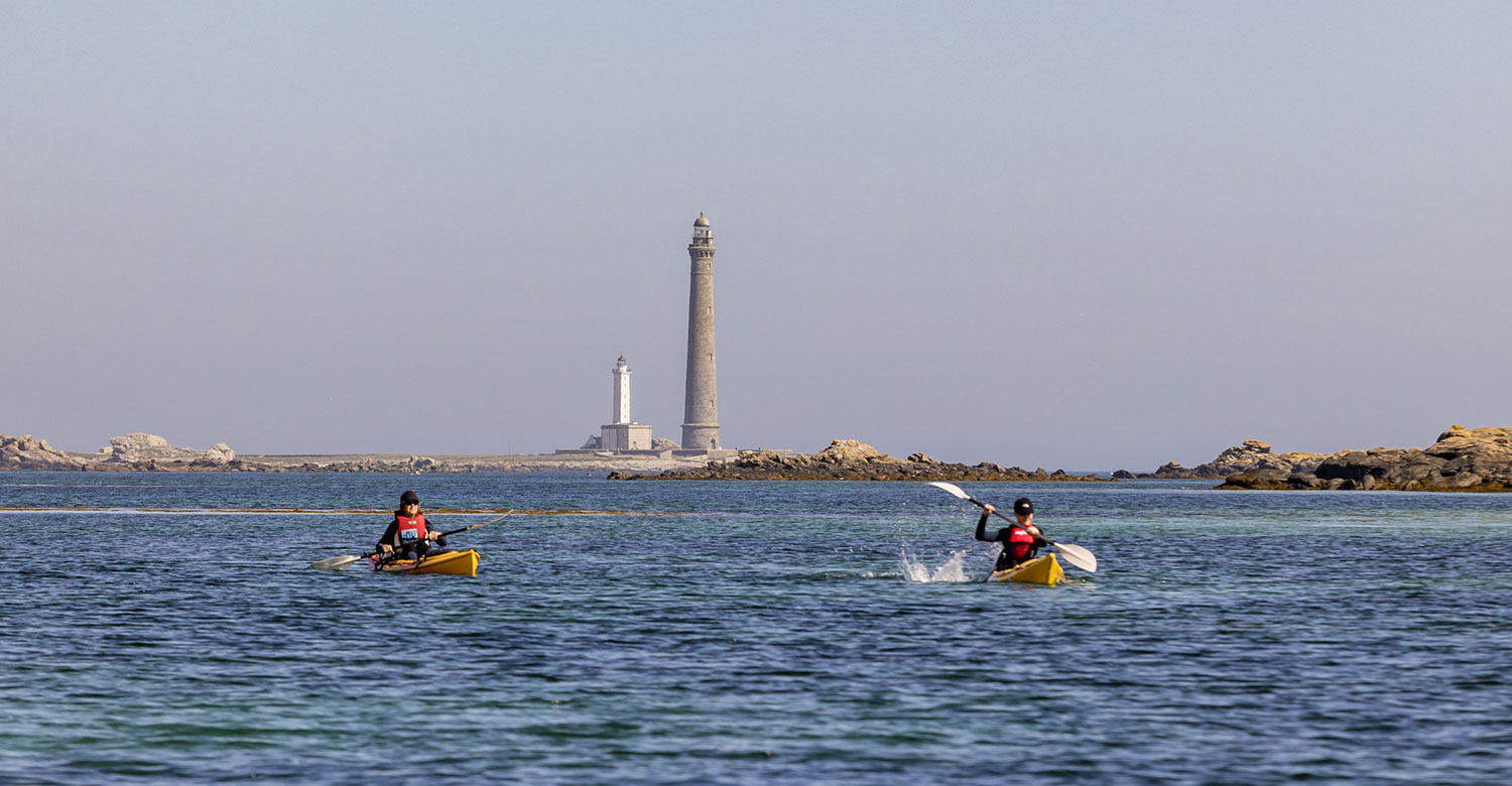 L'archipel depuis Lilia, pointe du Castel Ac'h