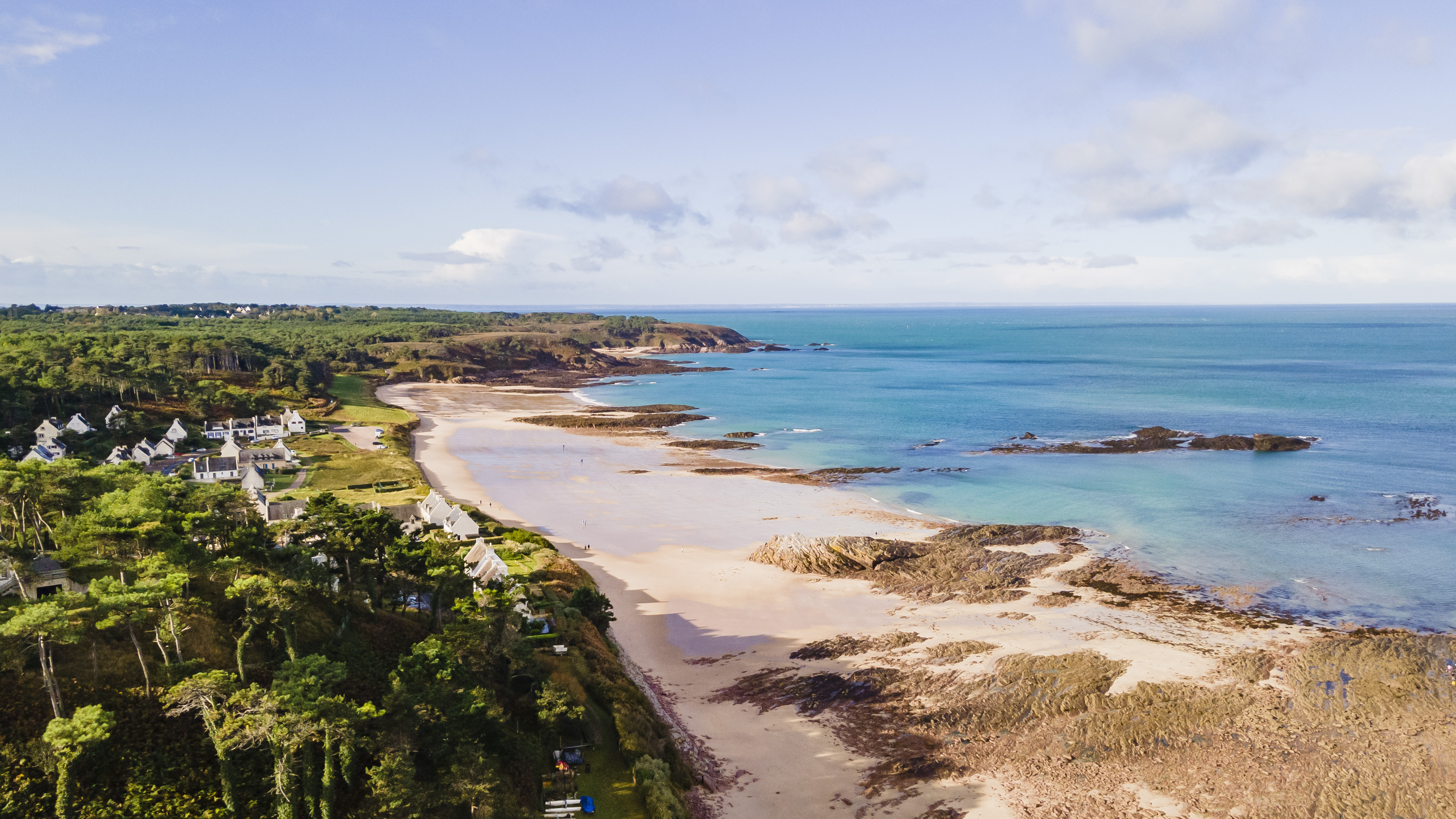 Plage sauvage de Lanruen