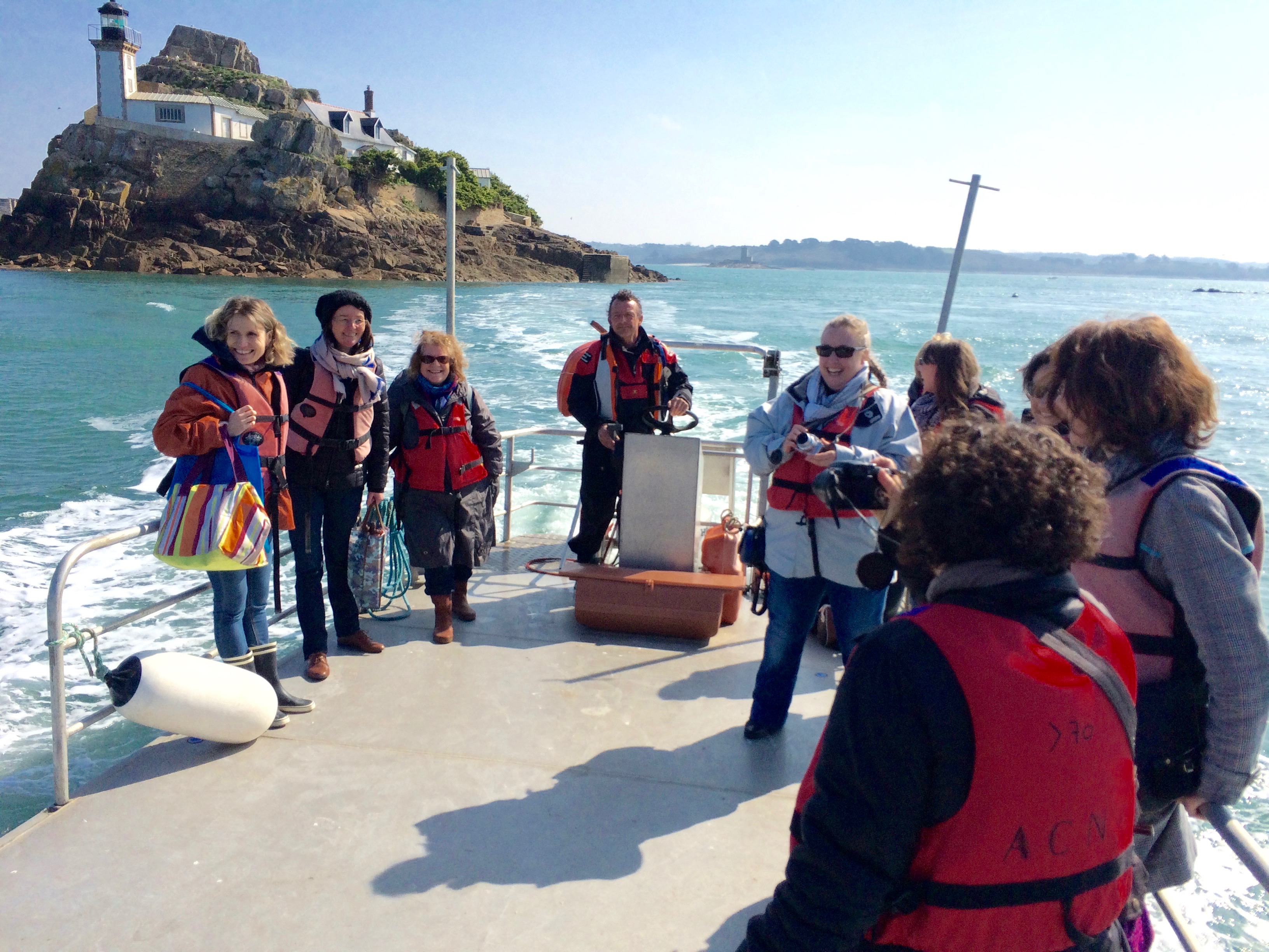 Transfert vers l’île Louët par Carantec Nautisme