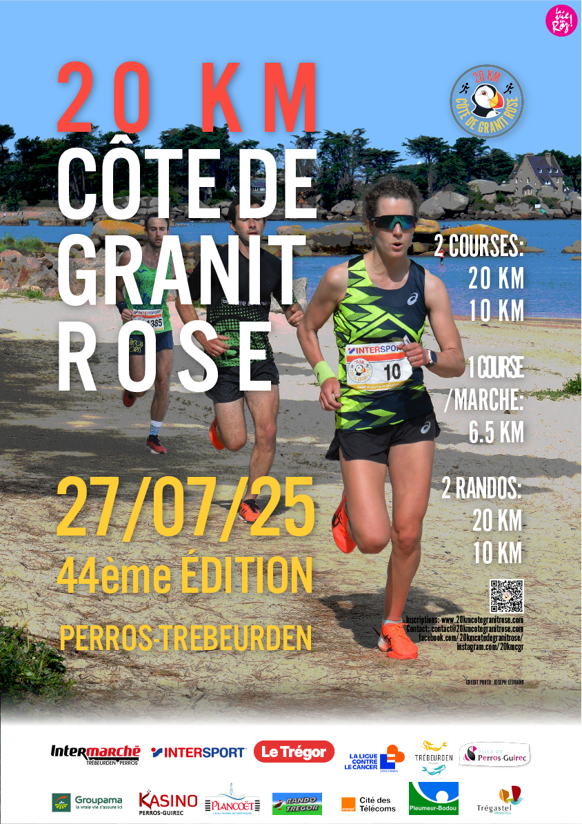 20 km de la Côte de Granit Rose