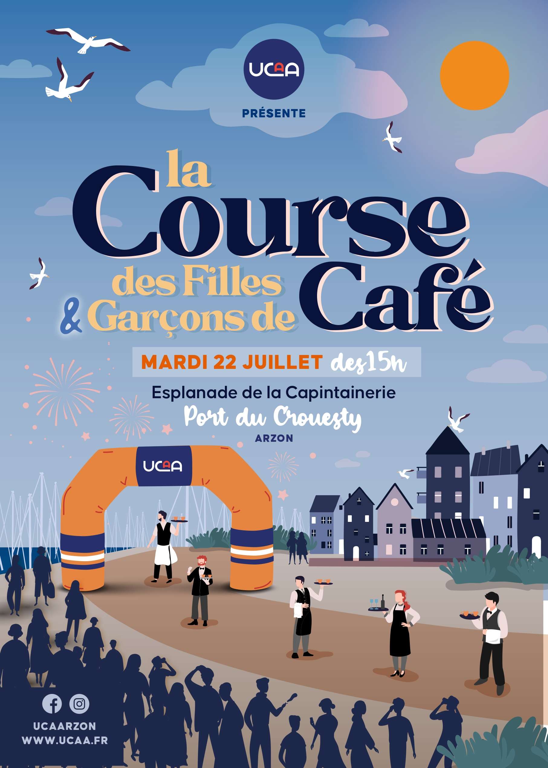 Course des filles et Garçons de Café