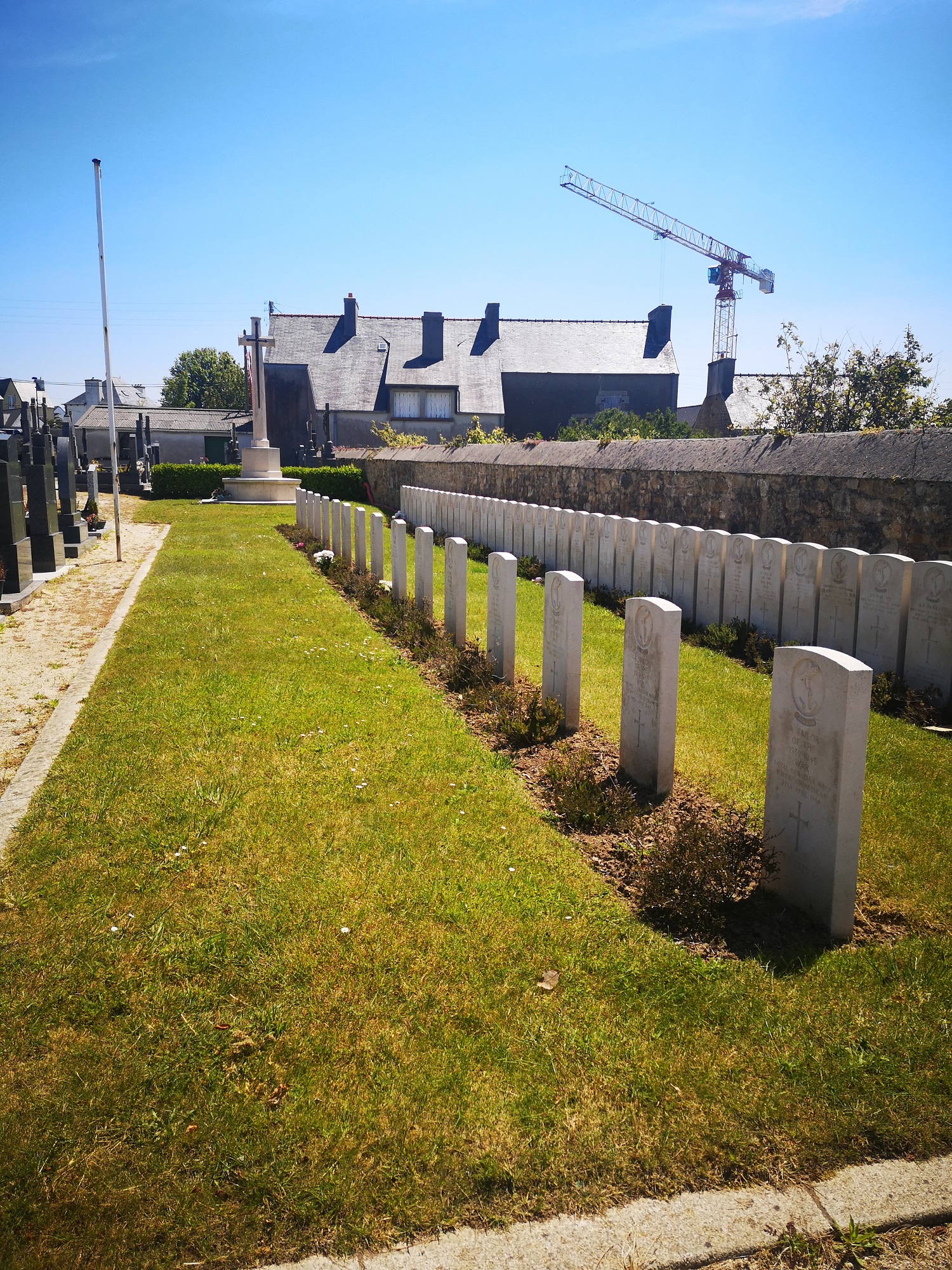 Le carré des canadiens / Commonwealth war graves