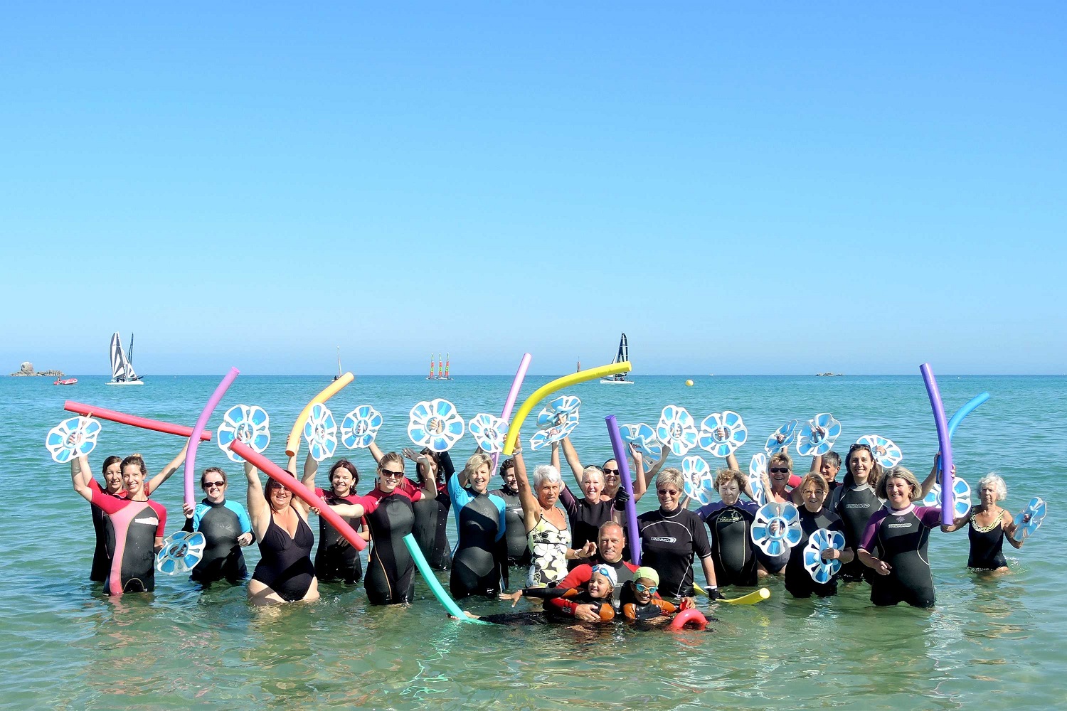 Ecole Municipale de Natation , d’aquagym en mer et de fitness plage