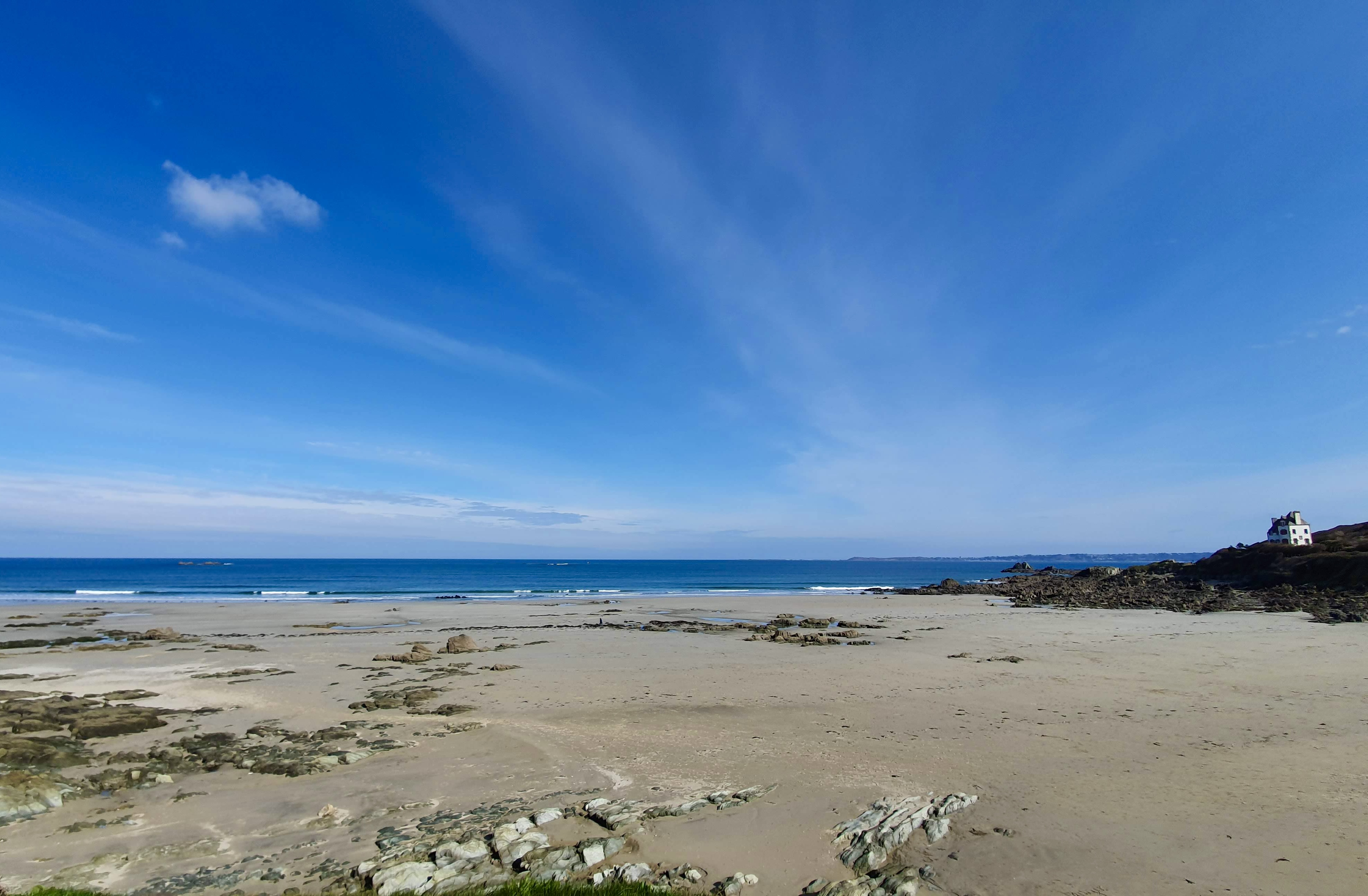 Plage de Pors ar Villiec à Locquirec