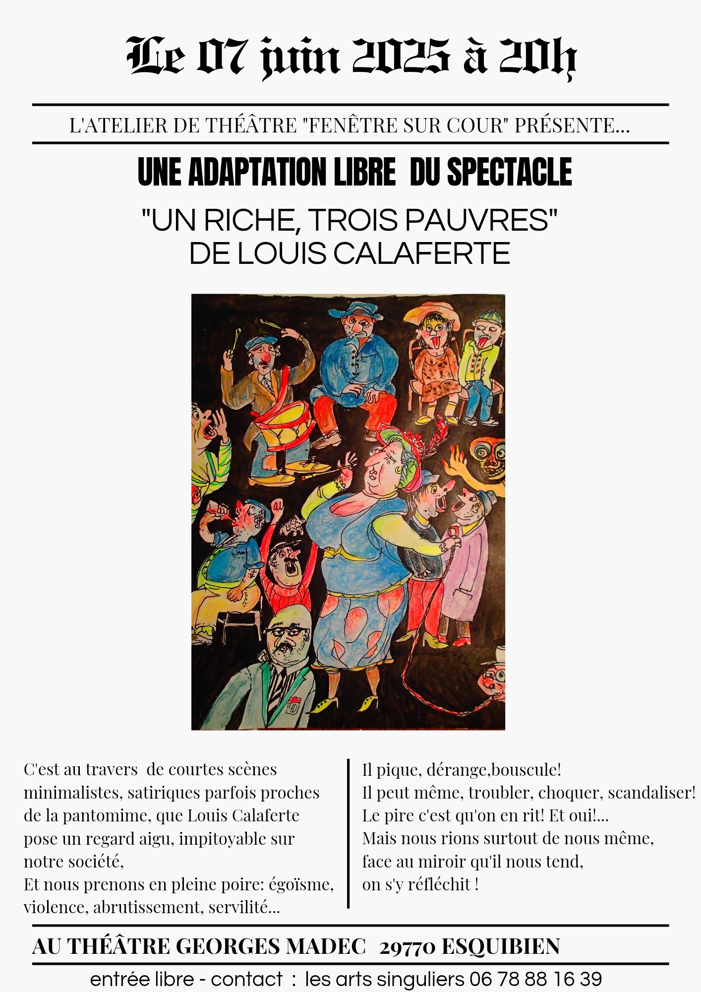Représentation théâtre