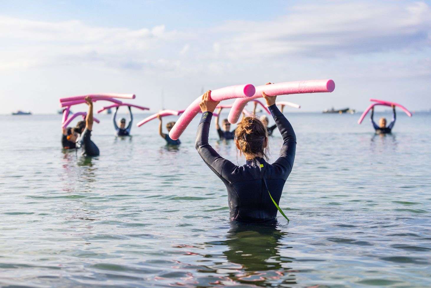 Aquagym en mer