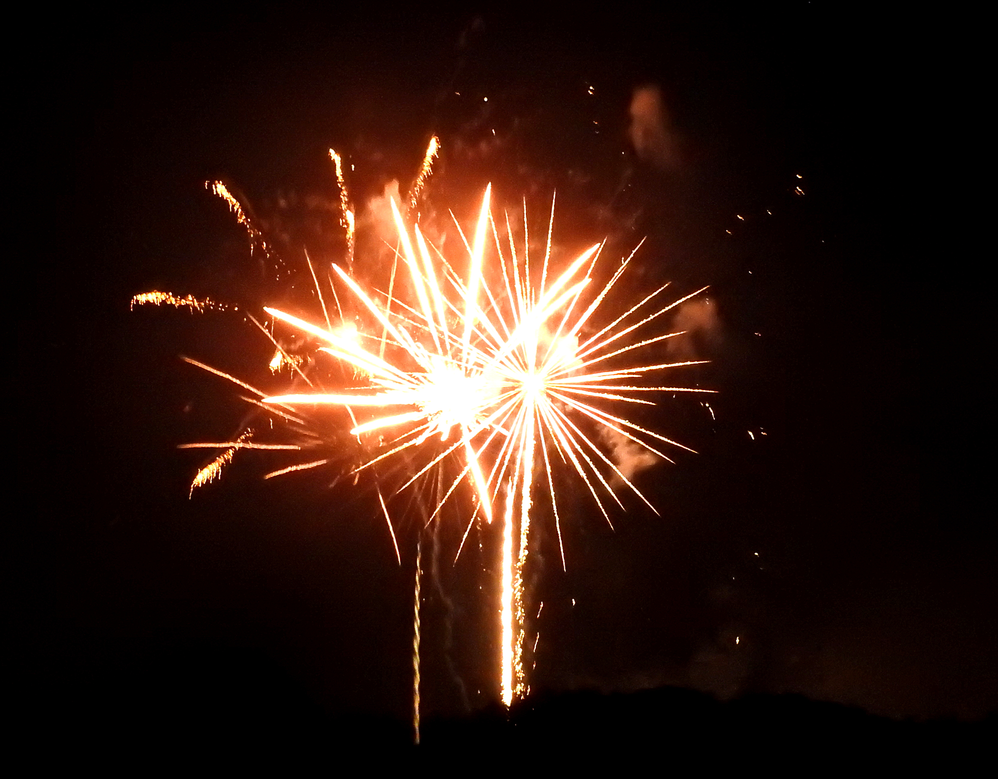 Feu d’artifice au Logo