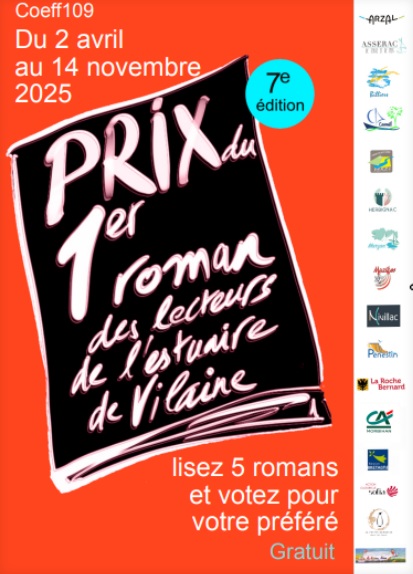 Prix Premier roman des lecteurs de l’estuaire de Vilaine