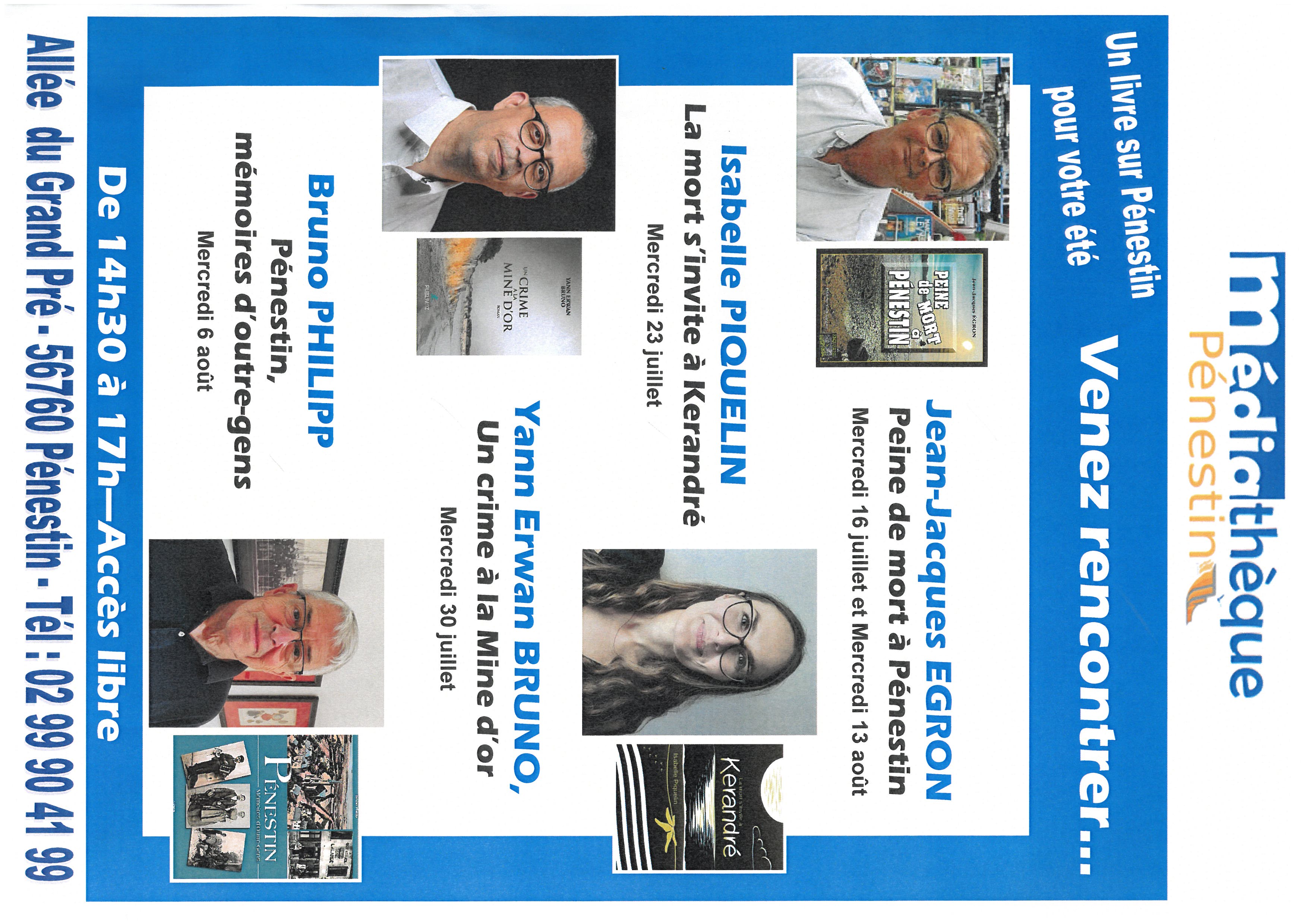 Rencontre auteurs locaux : Yann Erwan BRUNO